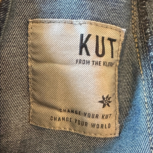 Kut from the Kloth Ashton Barrel Leg high rise Cropped Jeans Womens 12 pockets - Picture 10 of 16